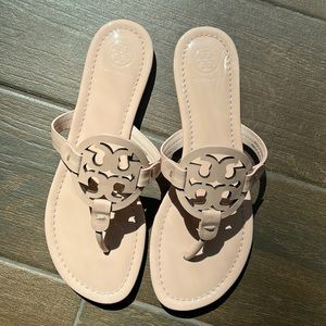 New! Tory Burch Miller patent leather sandal!